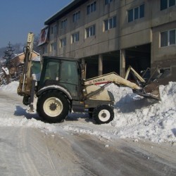 Započela akcija čišćenja snijega iz užeg gradskog jezgra