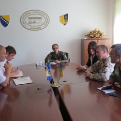 Predstavnici EUFOR-a posjetili Bosansko-podrinjski kanton Goražde