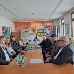 Ministar za privredu Bosansko-podrinjskog kantona Goražde Zijad Briga sa saradnicima posjetio je Udruženje poslodavaca BPK Goražde i Udruženje „Stari zanati“