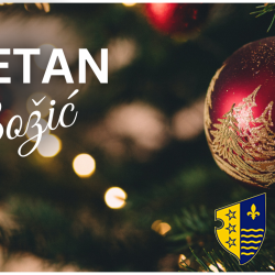 Svim katolicima na području Bosansko-podrinjskog kantona Goražde i BiH, upućujemo iskrene čestitke u povodu blagdana Božića, sa željom da dane božičnog slavlja provedete u zdravlju, miru i radosti