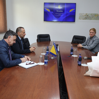 Održan sastanak premijera BPK Goražde sa predstavnicima menadžmenta NLB Banke