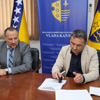 Potpisan ugovor o sufinansiranju projekta izgradnje fekalne kanalizacione mreže u naselju Cvilin u Općini Foča u FBiH