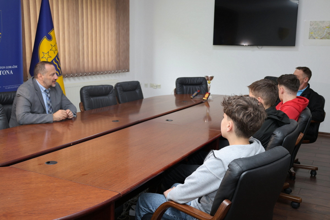 Premijer BPK Goražde upriličio prijem za članove Bilijar kluba „No.1“ Goražde