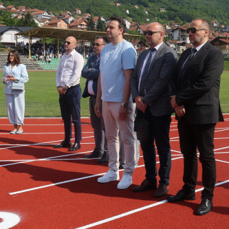 U Goraždu svečano otvorena rekonstruisana atletska staza na Gradskom stadionu „Midhat Drljević“