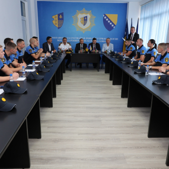 20 policijskih službenika preuzelo dužnost u Upravi policije u sastavu Ministarstva za unutrašnje poslove Bosansko-podrinjskog kantona Goražde